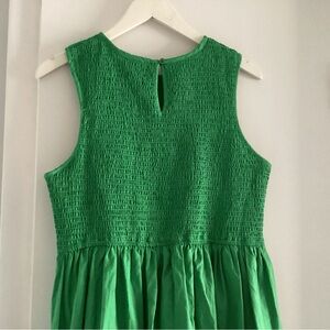 Green Sleeveless Kids Dress